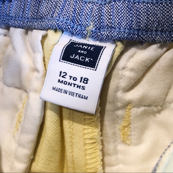 JANIE & JACK 12-18m Boys Bundle Button Up & Shorts - Picture 10 of 10